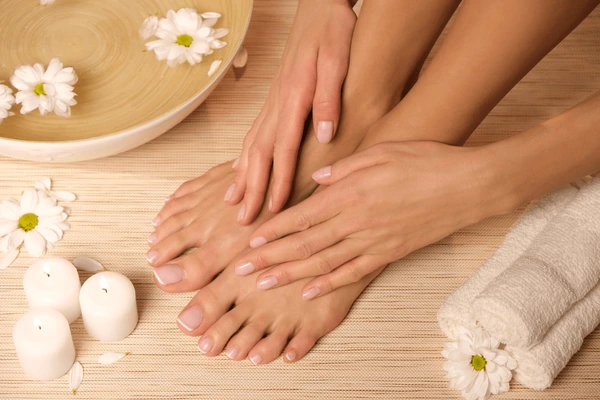 Sara D-Tan Whitening Manicure and Pedicure